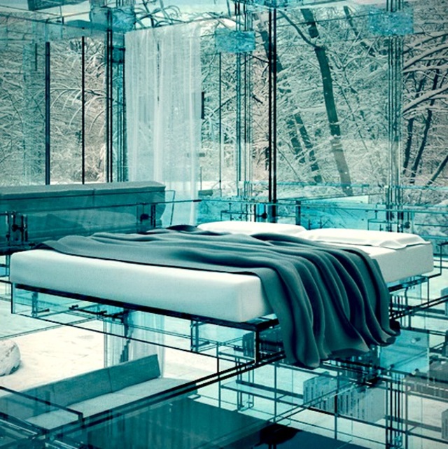 Glass house Bedroom