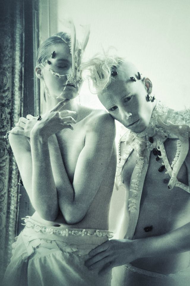 models: alexandria serafini and Beau.  photo by bob packert.  jewelry by House of Cach Makeup by Jeremy Stone and Noel McKinnon Hair by Kashmir