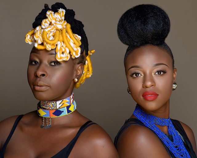 Yarn Twist , Yarn Loc & High bun