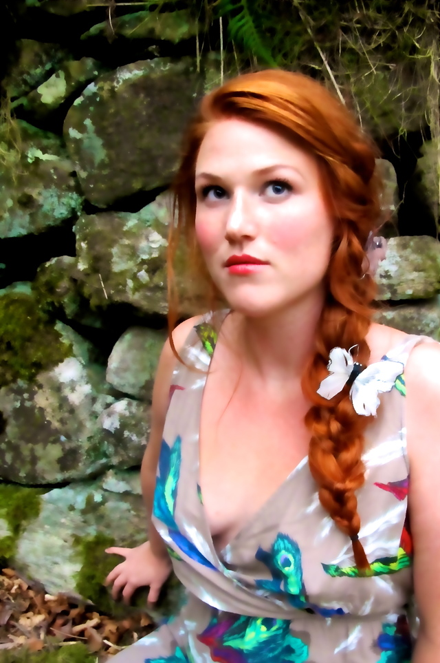 braided redhead