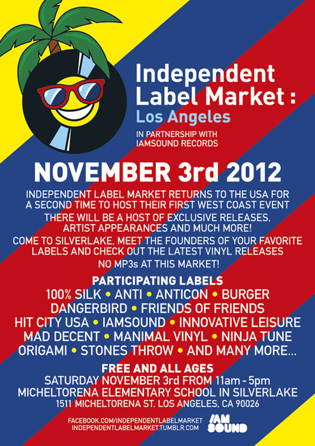 independent label market flyer