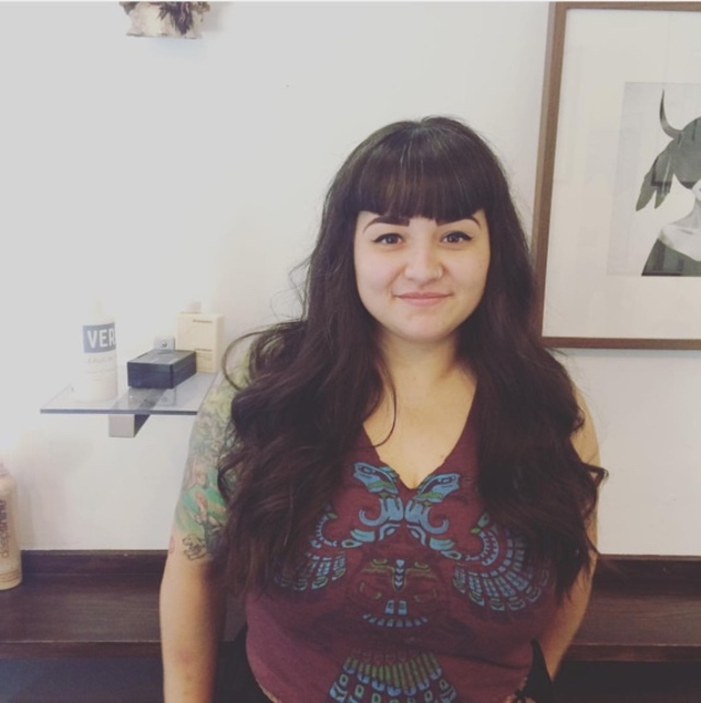 Miss Anastasia showing off her beautiful locks 