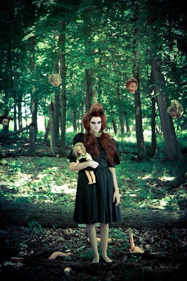Darker side of dolls photo shoot 