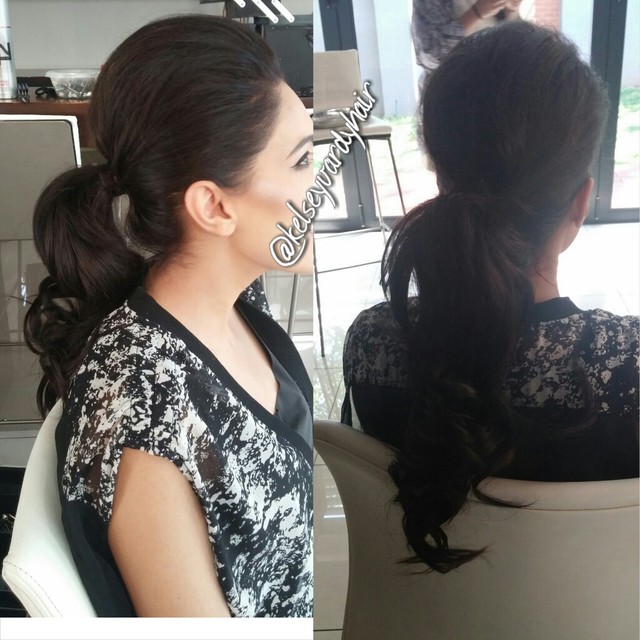 High Pony with volume
