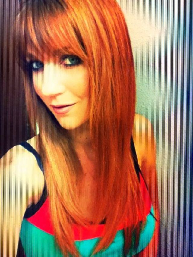 fiery red