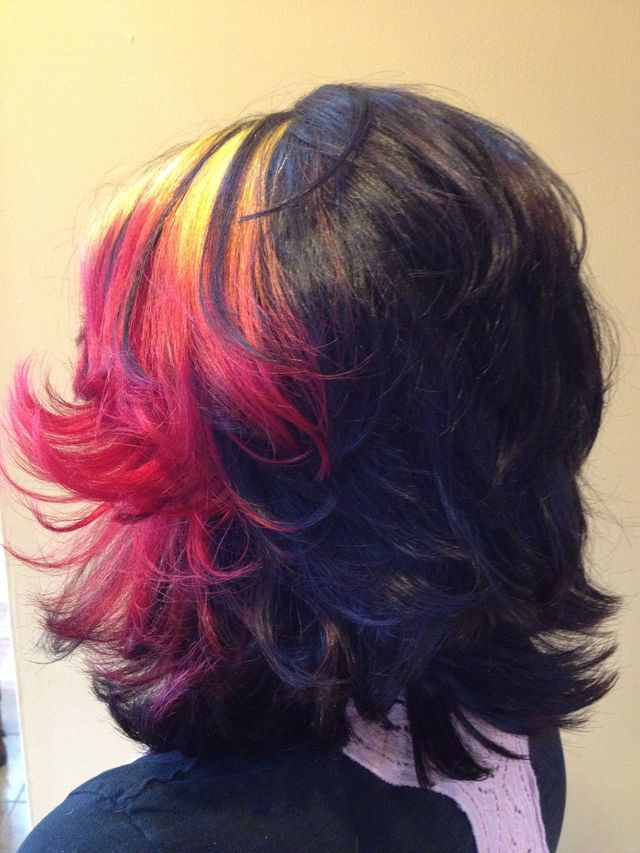 fire ombré 