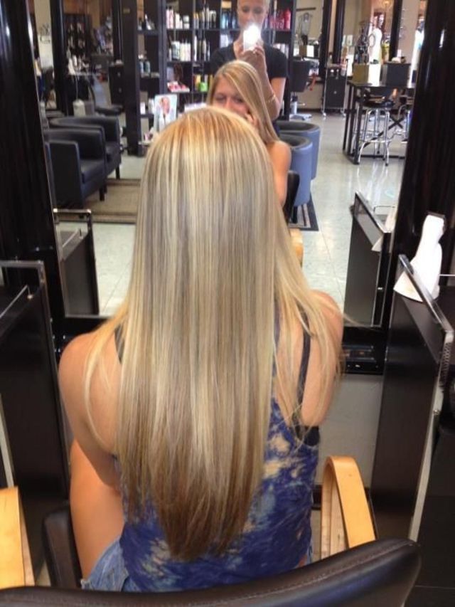 first time being blonde!