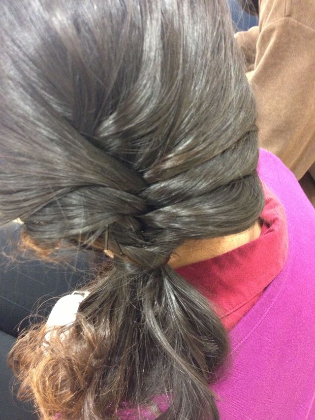 fish tail side pony