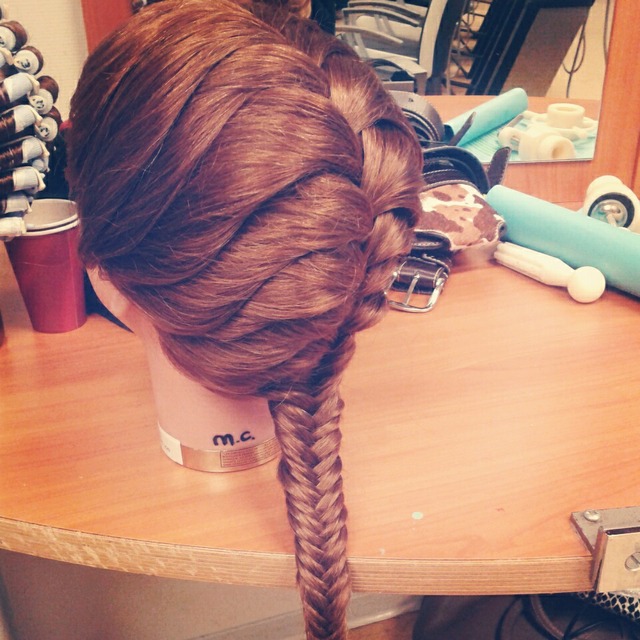 fishtail braid.