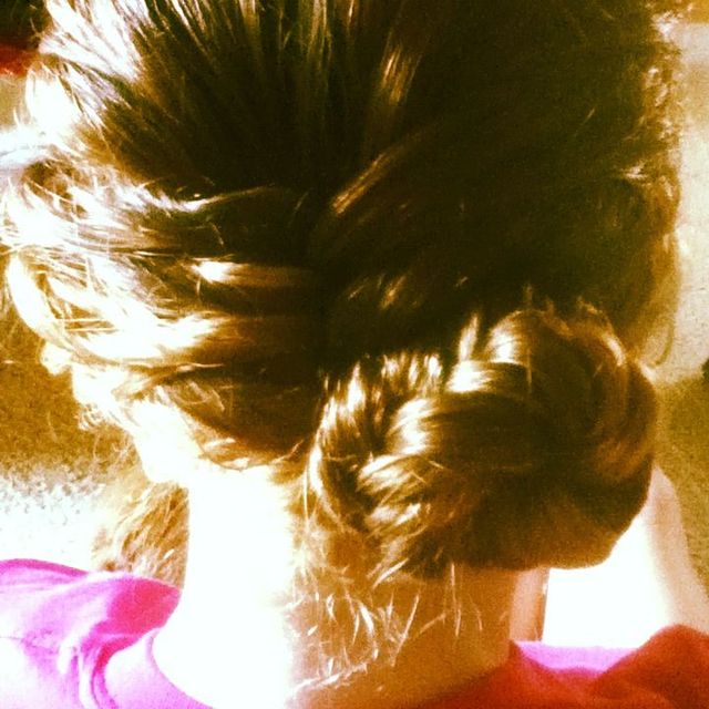 fishtail bun <3