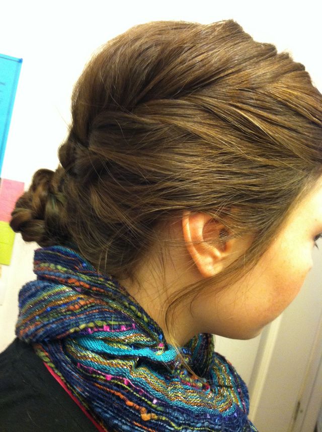 fishtail bun