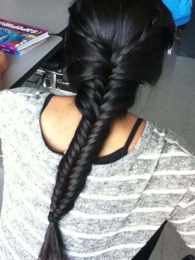 fishtail down!