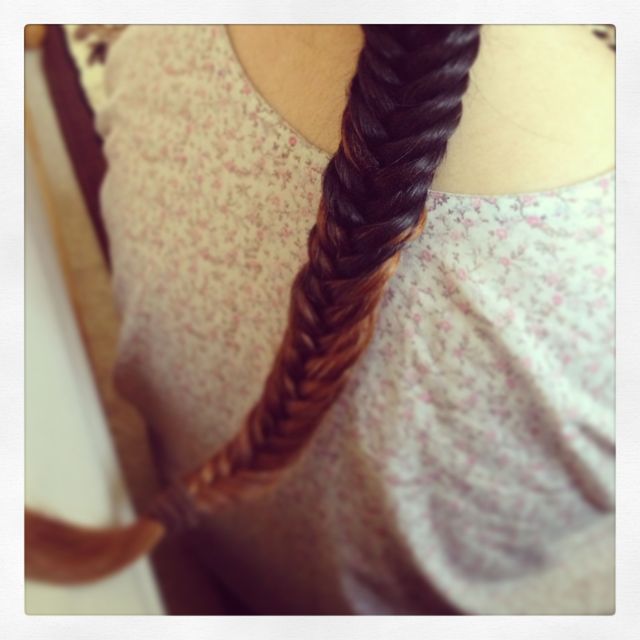 fishtail ombré.