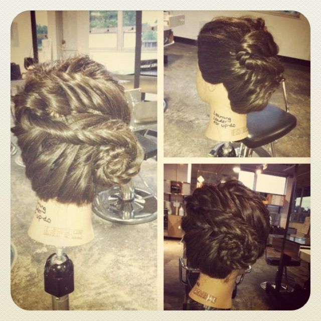 fishtail updo