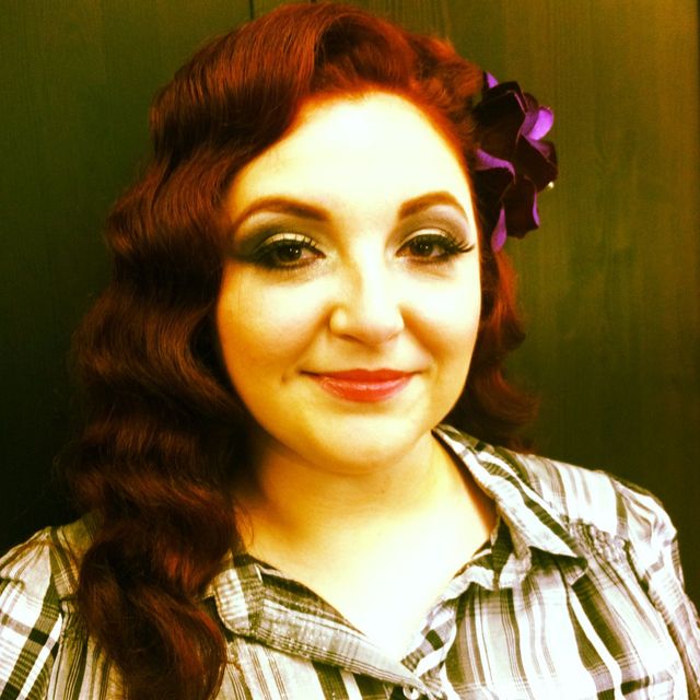 flaming finger waves
