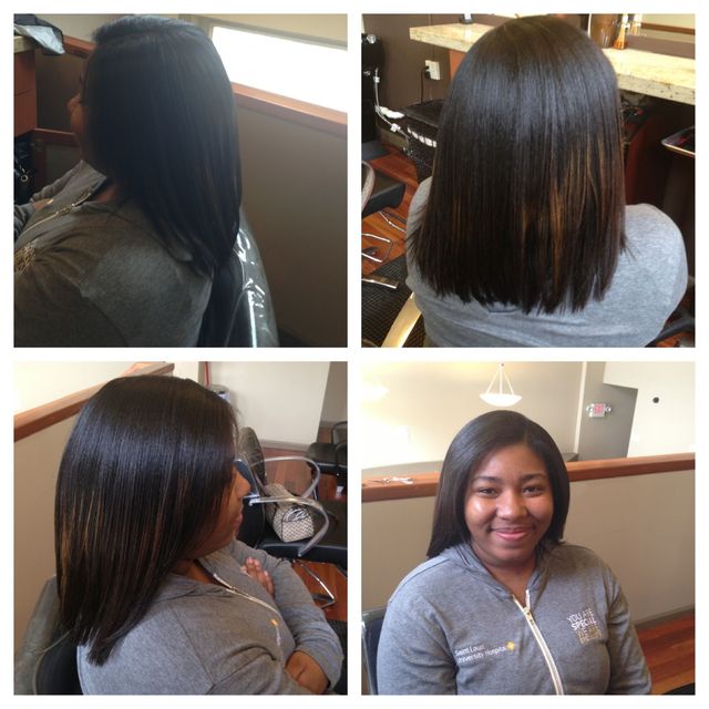 flat iron and trim