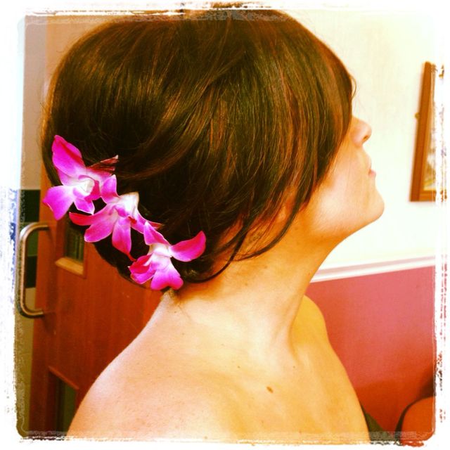 floral bridesmaid