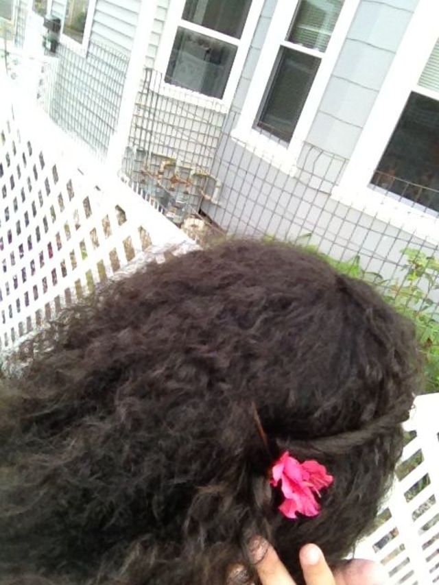 flower hair