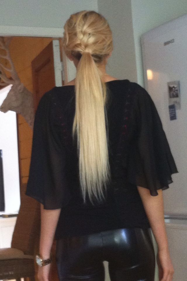 frenchbraid, ponnytail