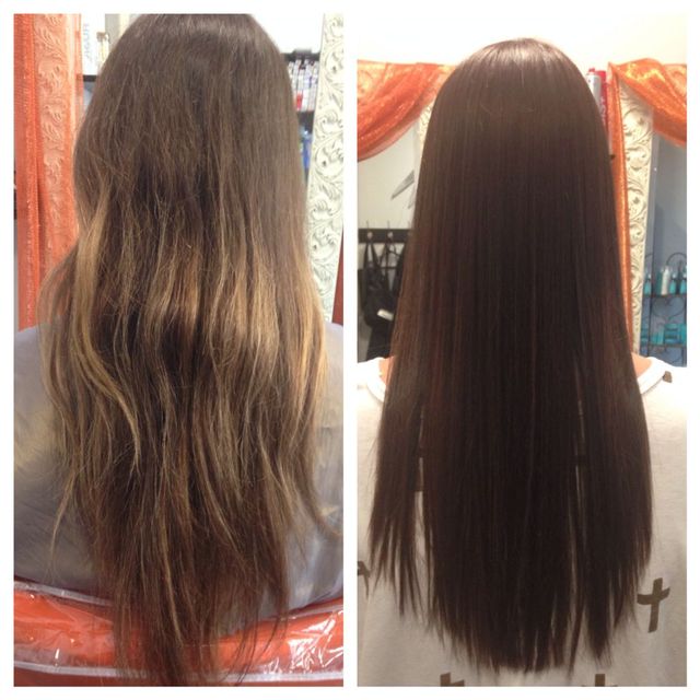 fresh cocoa red schwarzkoph and Coppola keratin treatment