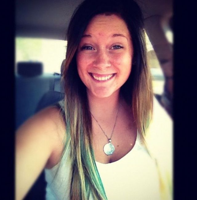 fresh teal ombre