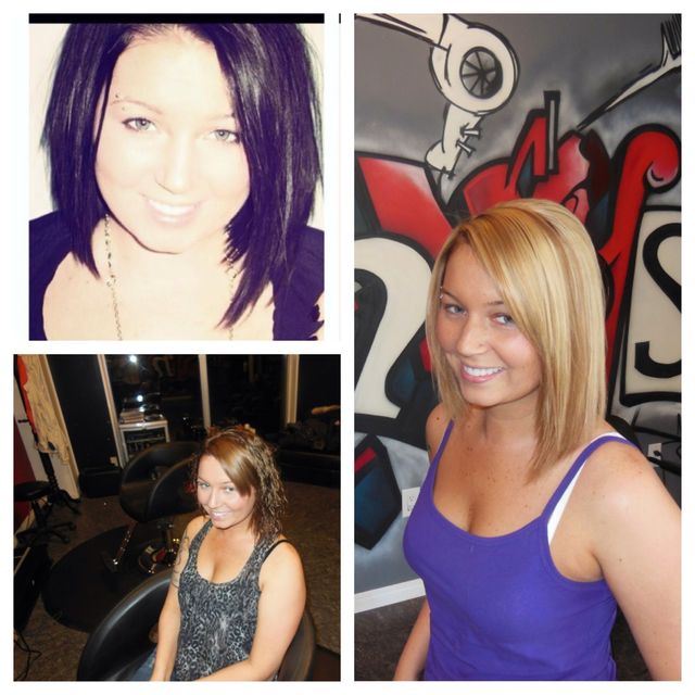 from black to blonde 