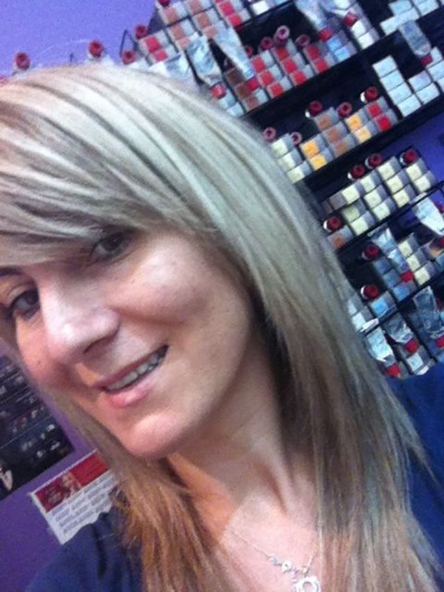 from brunet to blonde 