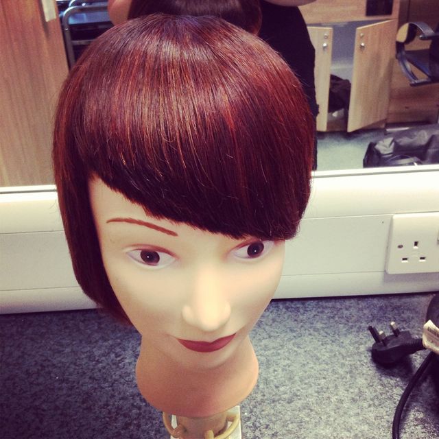 front of the hair 