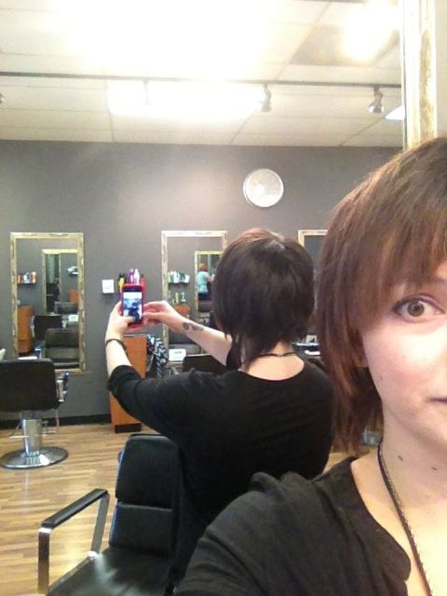 geometric razor cut