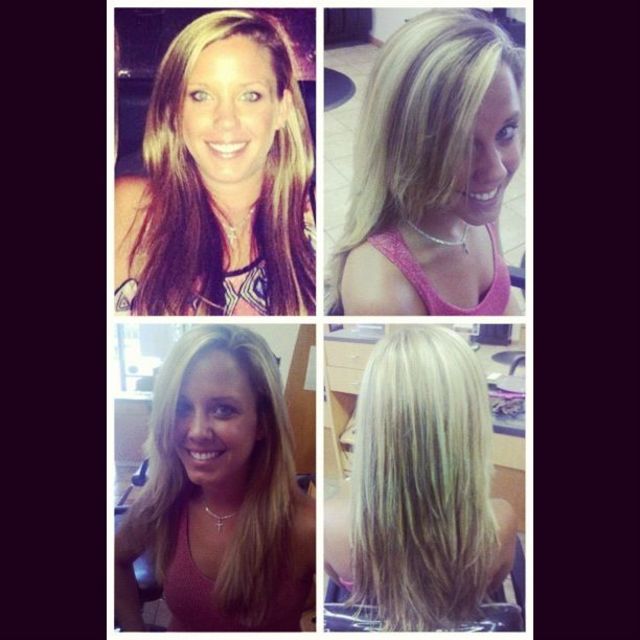 going blonde