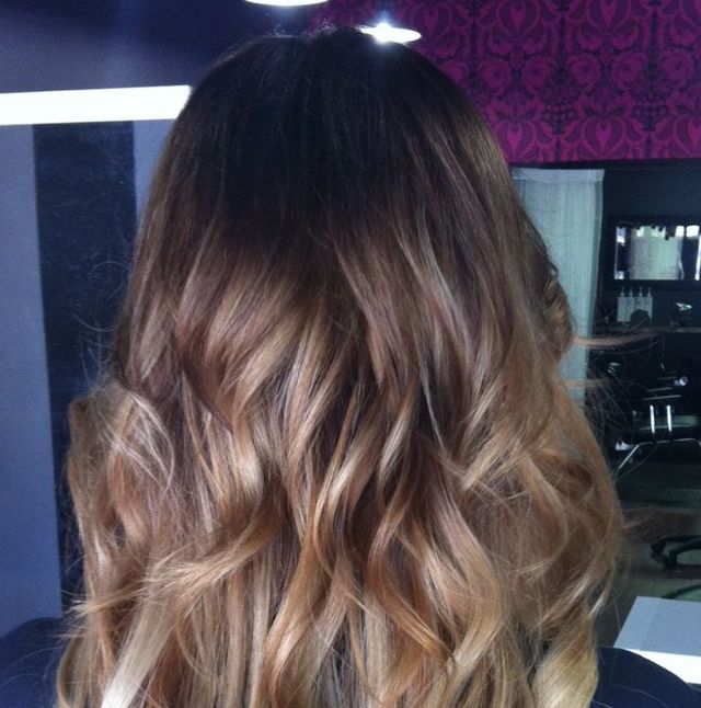 golden ombré 