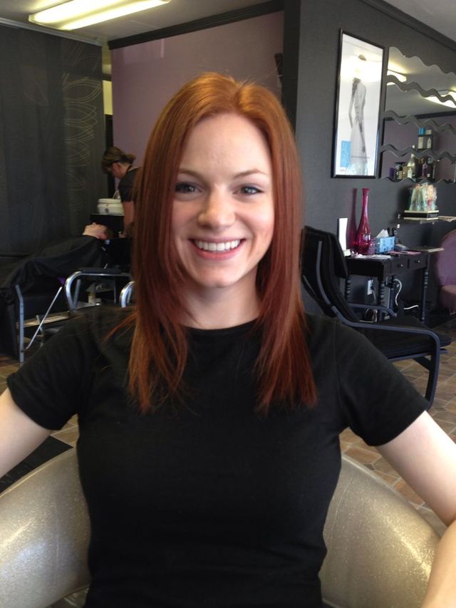 gorgeous natural red