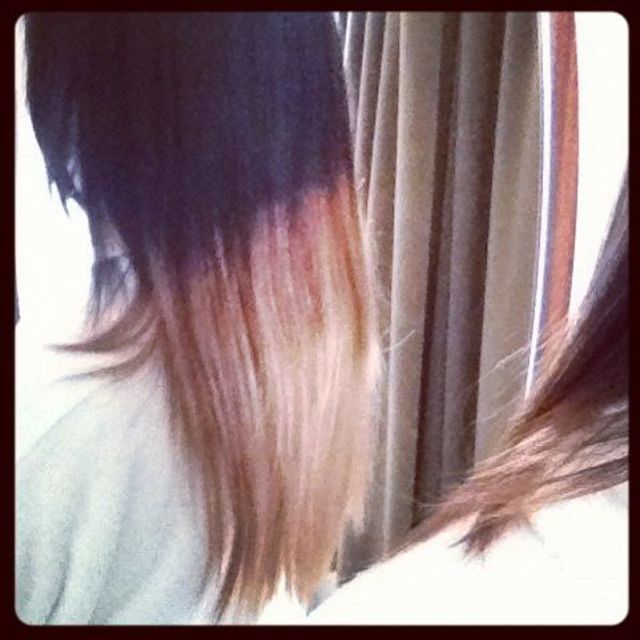 graduated dip dye