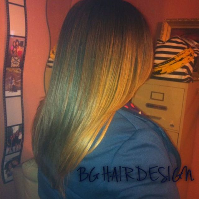 graduated ombré 