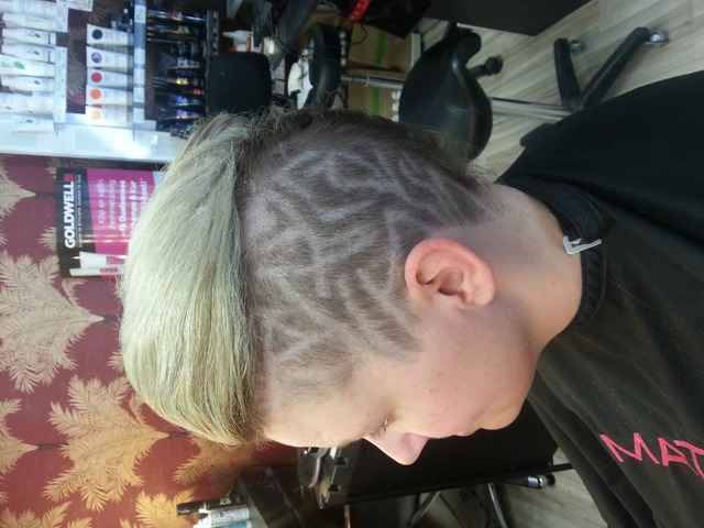 graffiti hair tattoo