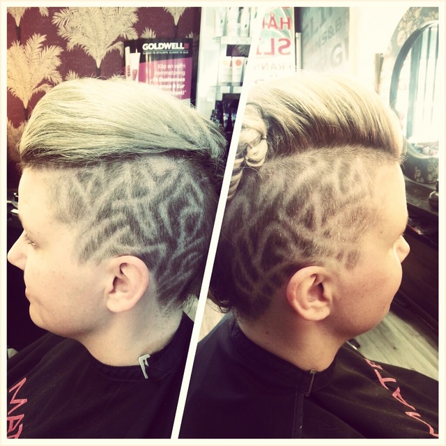 graffiti hair tattoo
