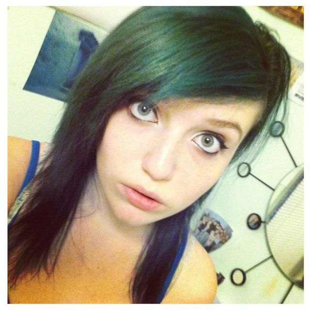 green and black