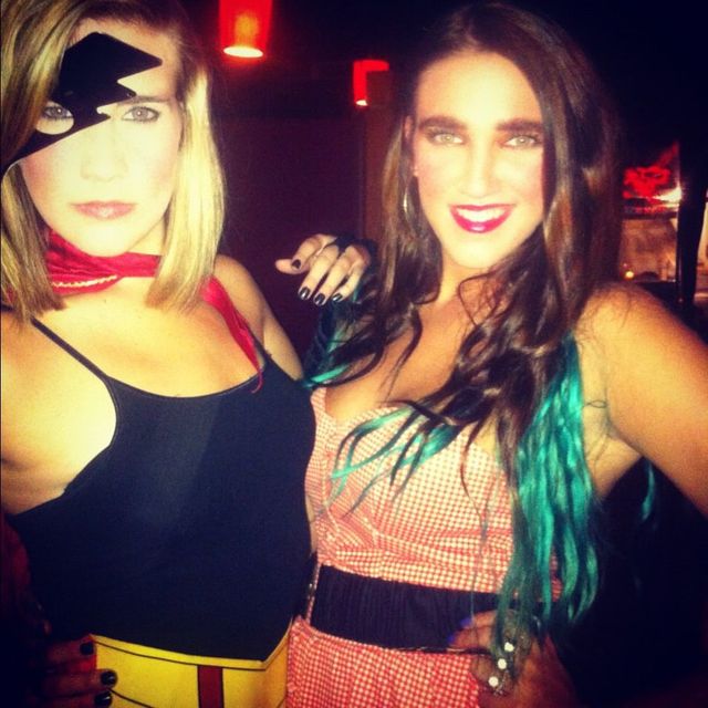 green hair