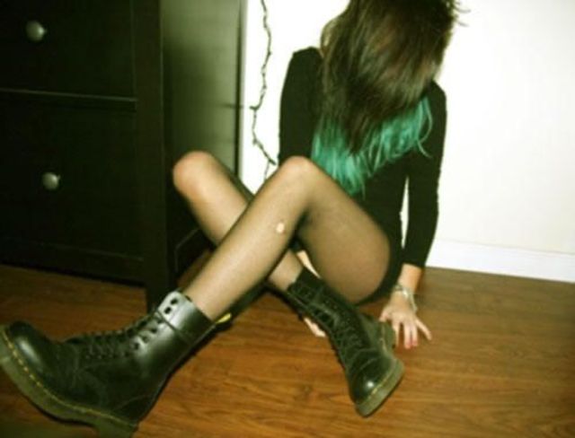 green ombré 