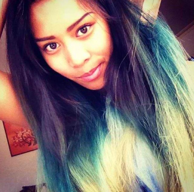 green ombré