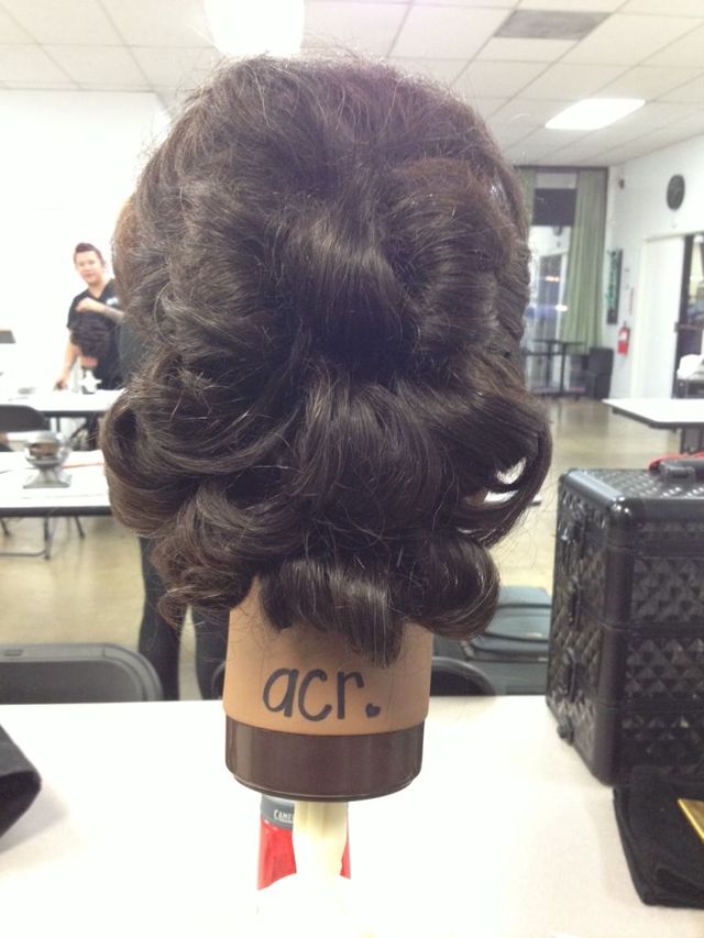 hair bow up do