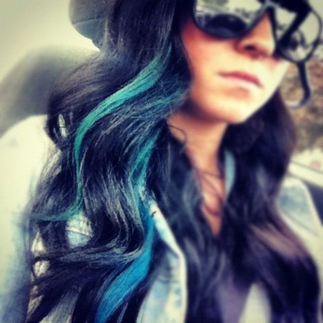 hair chalking