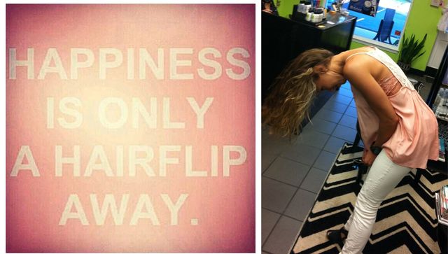 hair flip