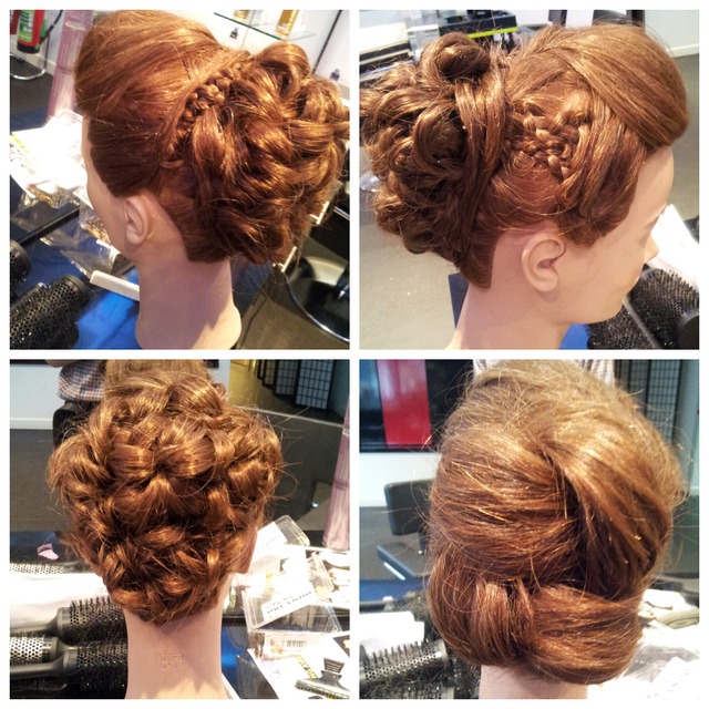 hair up practice :)