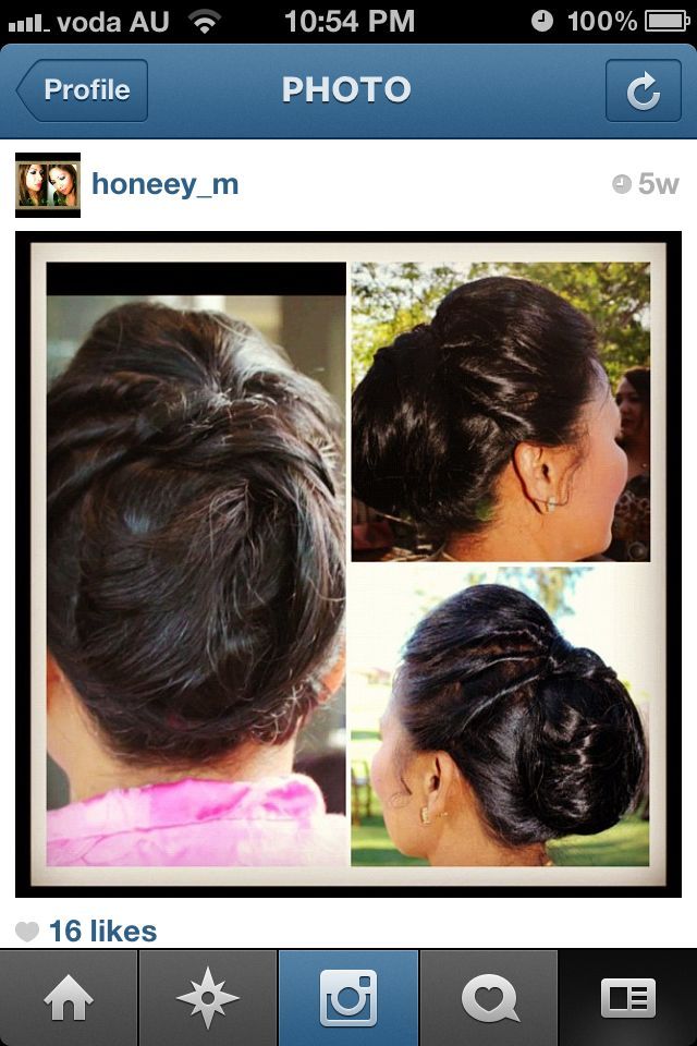 hair up style