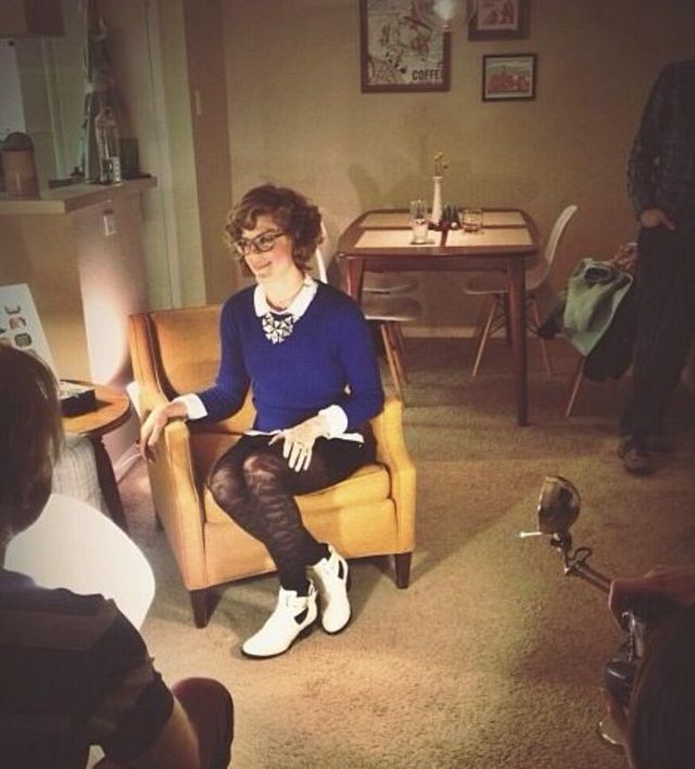 hairstyling and makeup for a ""retailmenot"" blog photoshoot