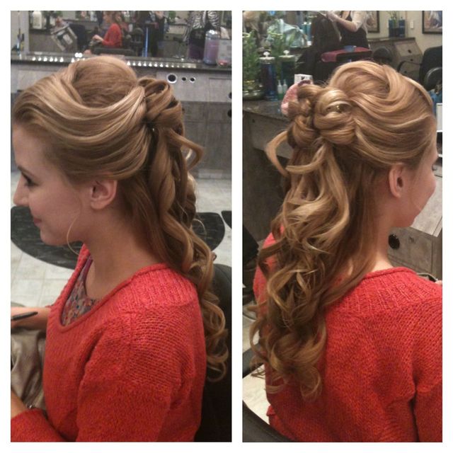 half up half down