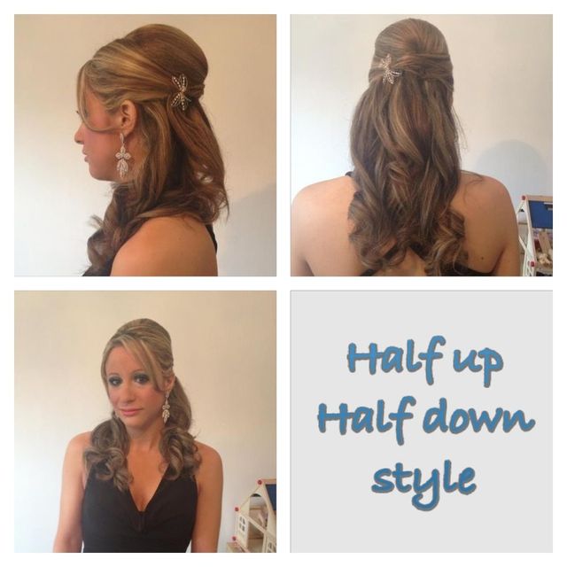 half up half down
