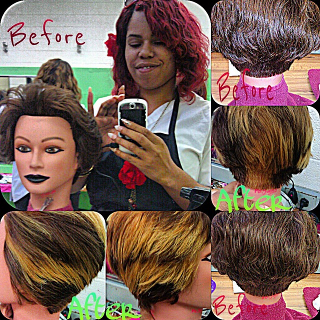 high lights blond bob