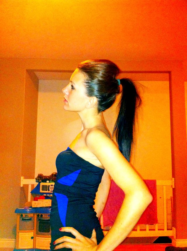 high ponytail 